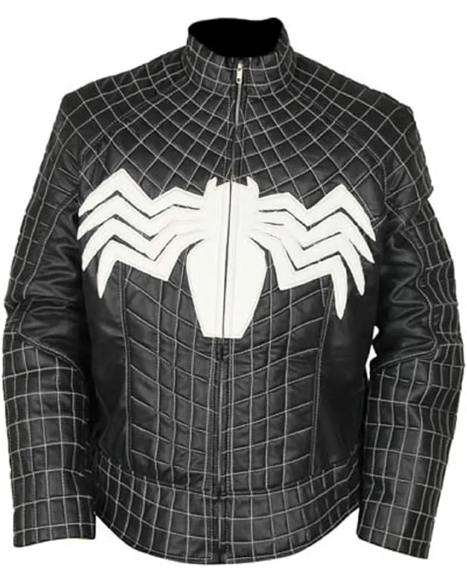 Venom Spiderman Leather Cosplay Costume Jacket