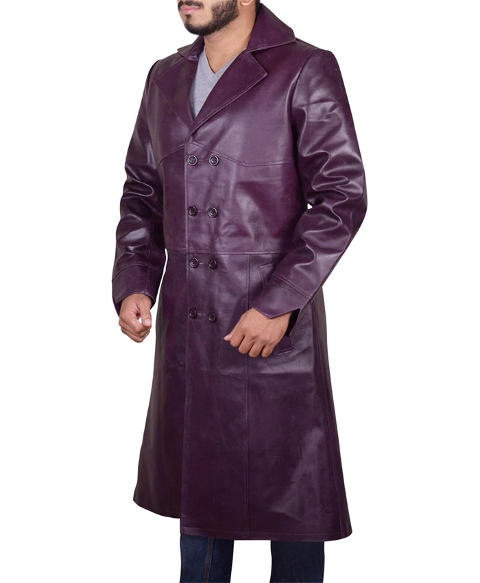 Joker Injustice 2 Leather Coat - Image 2
