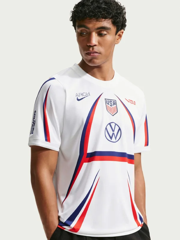 Virgil Abloh Archive x Nike USA Pre-Match T-shirt for sale