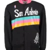 Warm Up San Antonio Spurs Black Jacket