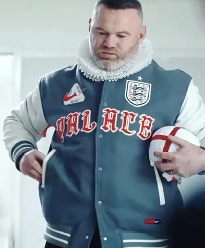 World Cup 2026 Palace Wayne Rooney England Varsity Jacket - Image 4