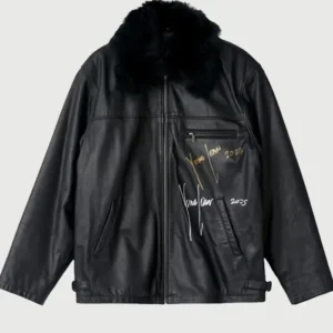 Yung Lean World Affairs Leather Jacket