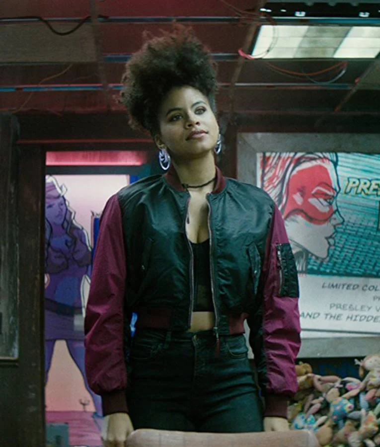 Zazie Beetz Deadpool 2 Domino Jacket