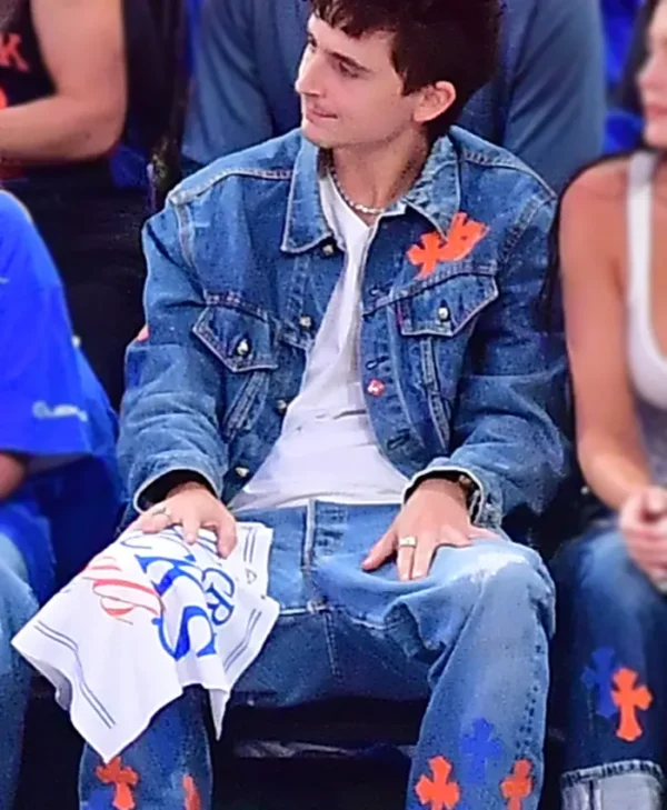 buy 2026 Finals Timothee Chalamet Denim Jacket