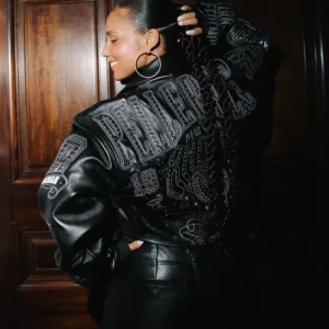 buy Alicia Keys Knicks Victory Parade jacket