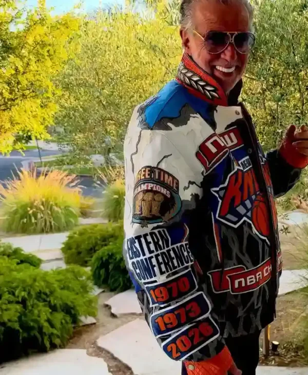 buy Jeff Hamilton New York Knicks Knickerbockers NBA Bomber Jacket