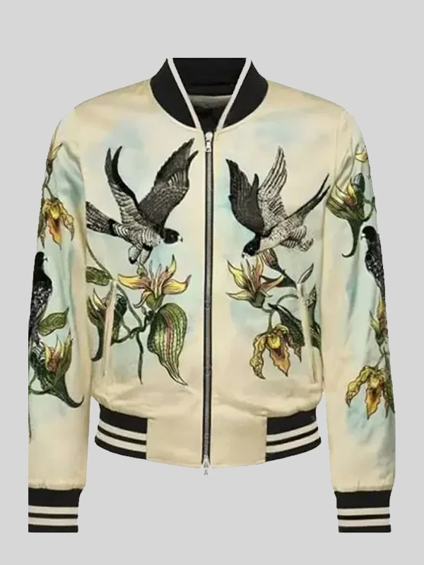 buy John Legend Bird Print Bomber Jacket