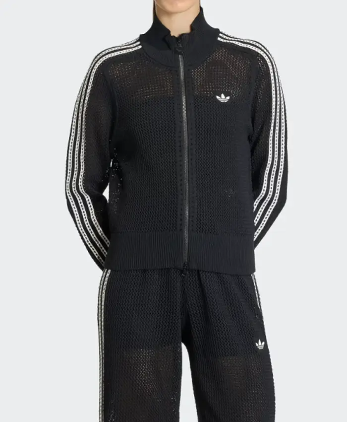 buy now Adidas 2026 Knitted Crochet Firebird Track Jacket