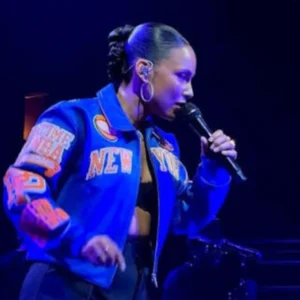 buy now Alicia Keys Empire State Of Mind New York Knicks Jacket
