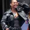 buy now Alicia Keys Knicks Victory Parade 2026 Black Jacket