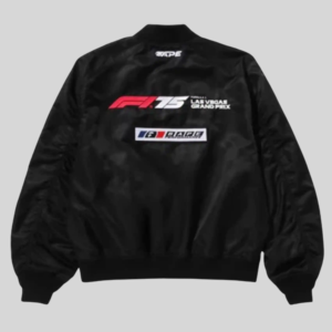 buy now BAPE x F1LVMulti Logo Bomber Jacket