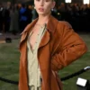 buy now Burberry Summer 2026 Show Iris Law Suede Coat