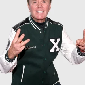 buy now Cal Dodd WOLVERINE X-Men 97 Green Letterman Jacket