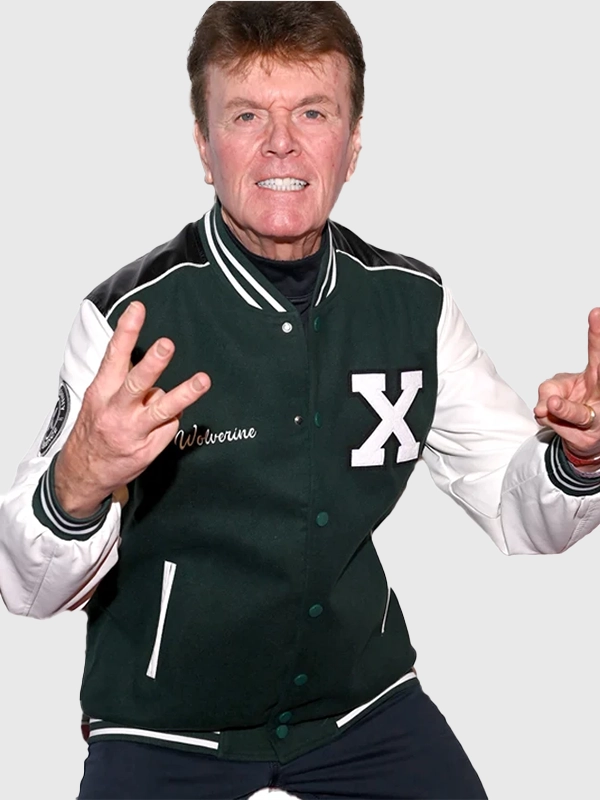buy now Cal Dodd WOLVERINE X-Men 97 Green Letterman Jacket