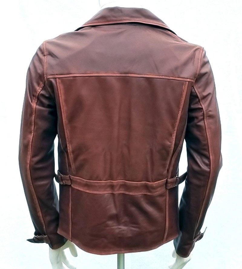 buy now Captain America First Avenger Steve Rogers Brown Leather Jacket