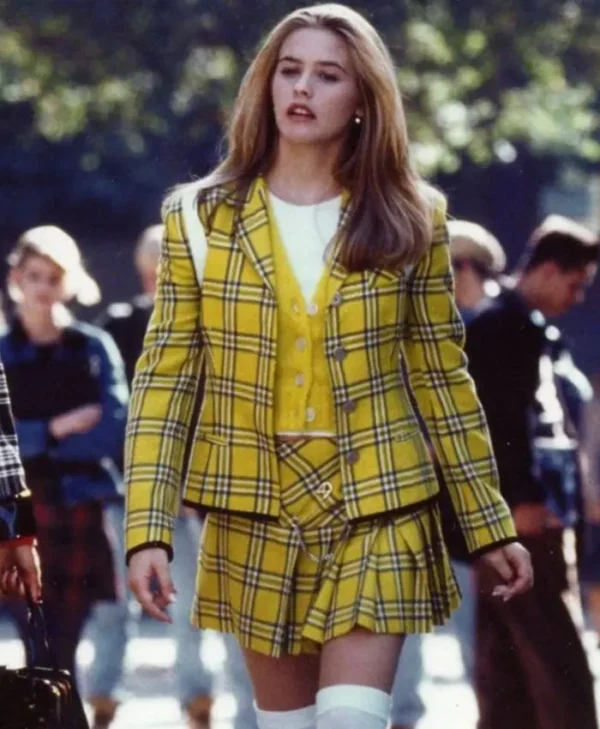 buy now Cher Horowitz Clueless Yellow Plaid Blazer
