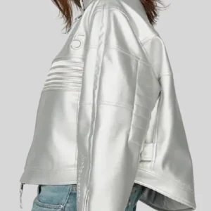 buy now Chrome The Racer Silver Jacket