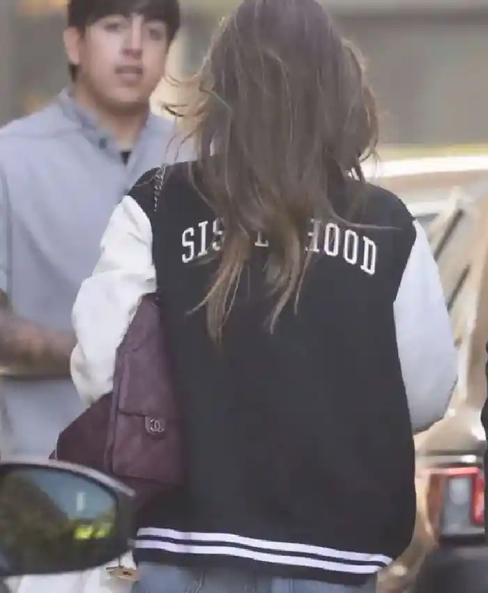 buy now LA 2026 Jessica Alba Varsity Jacket