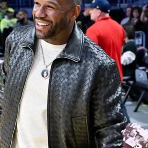 buy now Lakers vs Pelicans Floyd Mayweather Jr. Leather Jacket