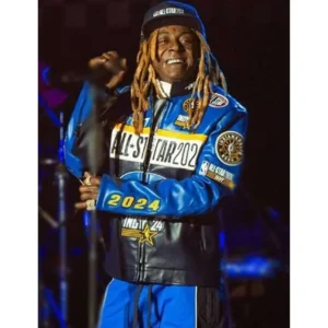 buy now Lil Wayne NBA All-Star 2024 Leather Jacket