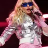 buy now Madonna surprise Concert Times Square NYC Silver Jacket