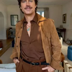 buy now Matt Bomer Outcome 2026 Suede Leather Jacket