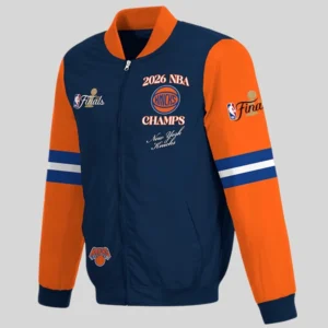 buy now New York Knicks 2026 NBA Finals Champions Nylon Jacket