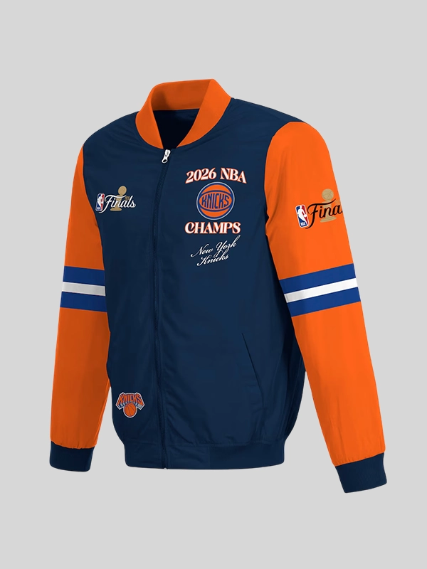 buy now New York Knicks 2026 NBA Finals Champions Nylon Jacket