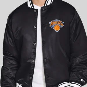 buy now New York Knicks Starter Triangle Varsity Jacket