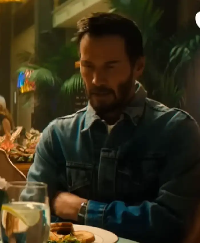 buy now Outcome 2026 Keanu Reeves Denim Jacket