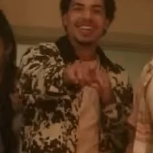 buy now Pizza Movie Marcus Scribner Printed Jacket