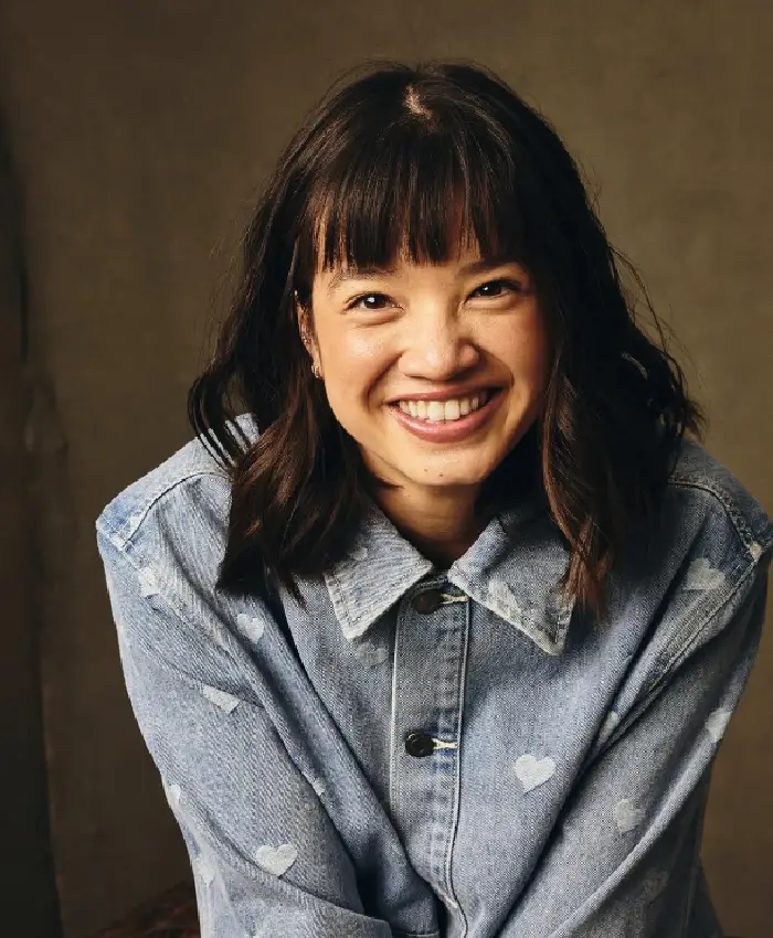 buy now Pizza Movie Peyton Elizabeth Lee Denim Jacket