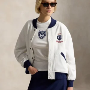 buy now Polo Ralph Lauren Wimbledon White Double-Knit Jacket