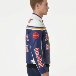 buy now Red Bull Racing Themed Blue Motorcycle Jacket