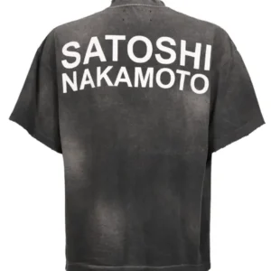buy now Satoshi Nakamoto Cup Half Full Tee