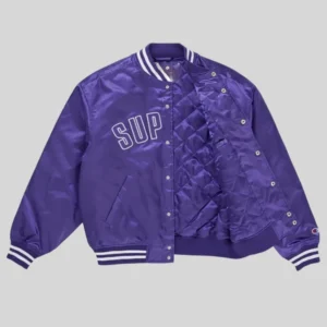 buy now Supreme Champion Satin Varsity Jacket