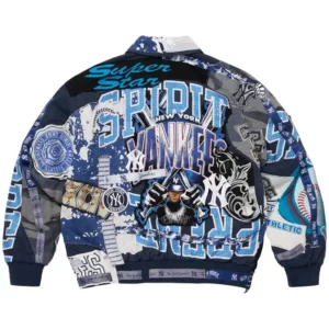buy now Supreme x Jeff Hamilton NY Yankees Varsity Jacket