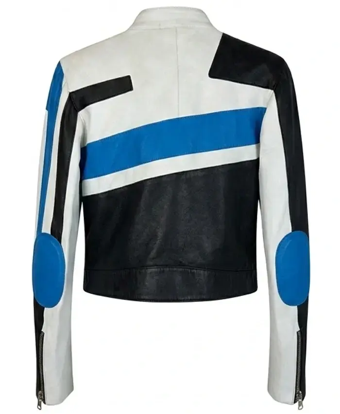 buy now The Dolce and Gabbana Blue Motorcycle Jacket