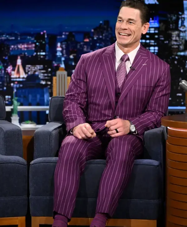 buy now The Tonight Show 2026 John Cena Purple Suit