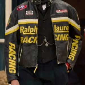 buy now Tom Holland Ralph Lauren Racing Leather Jacket