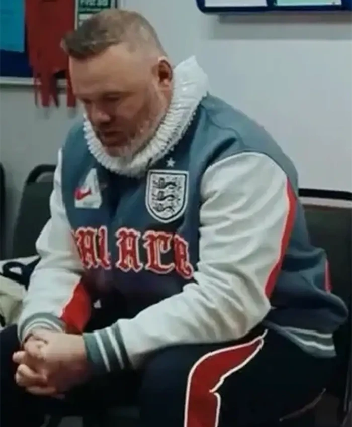 World Cup 2026 Palace Wayne Rooney England Varsity Jacket - Image 2
