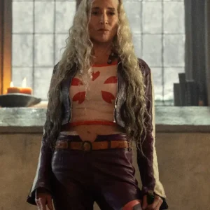 orde now One Piece S02 Katey Sagal Leather Jacket