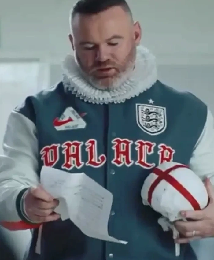World Cup 2026 Palace Wayne Rooney England Varsity Jacket - Image 3
