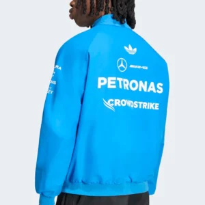 order now Adidas Mercedes-AMG Blue Wonder Team Harrington Jacket