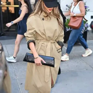 order now CBS Studios 2026 Jennifer Lopez Khaki Coat