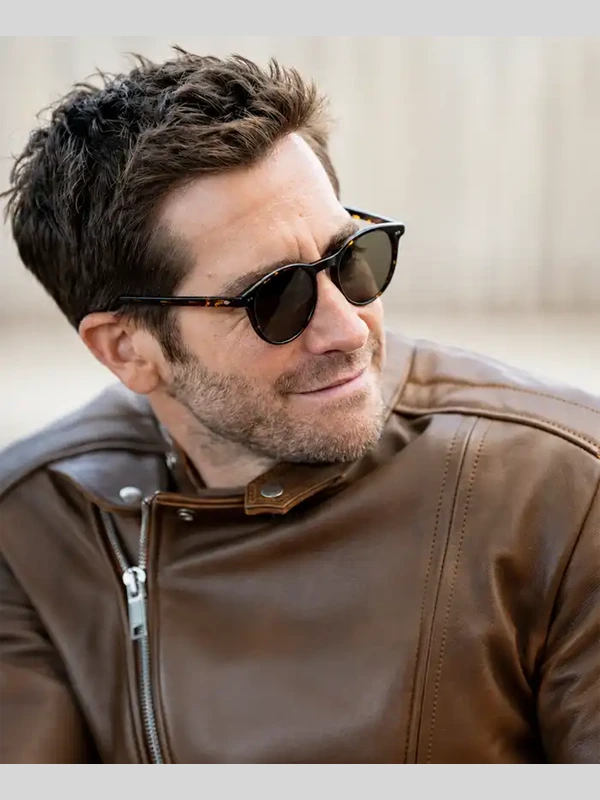 order now In The Grey 2026 Jake Gyllenhaal Leather Jacket