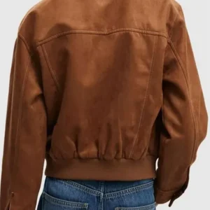order now It’s Not Like That Cassidy Paul Brown Suede Jacket