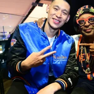 order now Jeremy Lin NBA Finals Game 3 Blue Varsity Jacket for sale