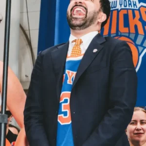 order now Mamdani NY Knicks Victory Parade 2026 Navy Blazer
