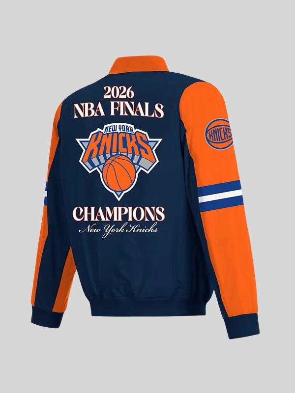 order now New York Knicks 2026 NBA Finals Champions Nylon Jacket